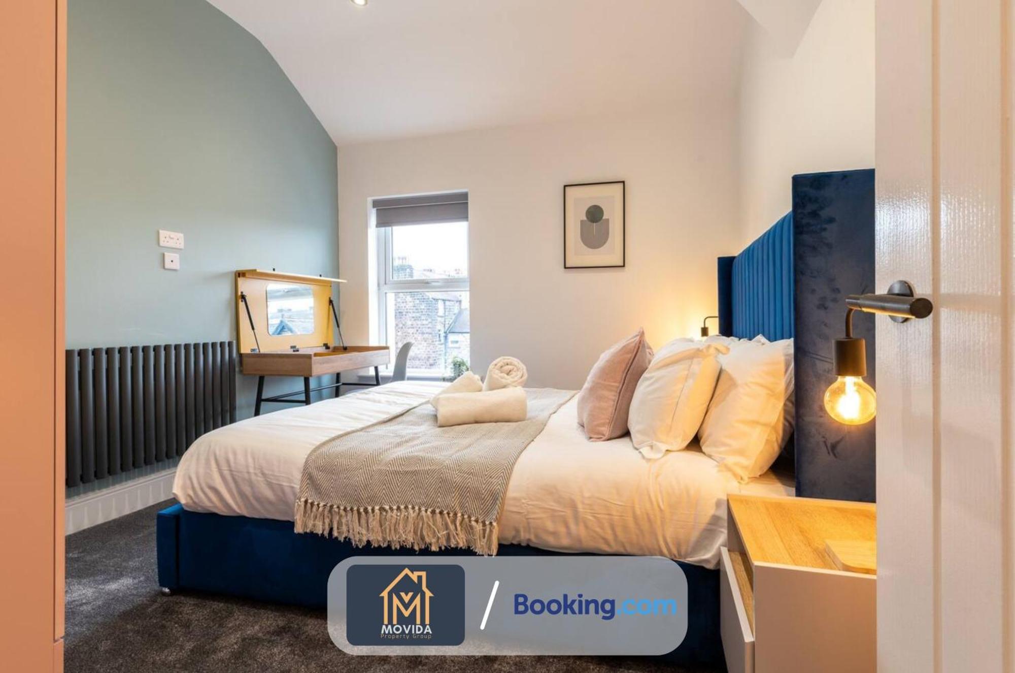 Central Elegant Three Bed Duplex By Movida Property Group Short Lets & Serviced Accommodation Harrogate Exterior photo